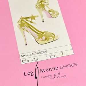 Leg Avenue Gold Star Heels